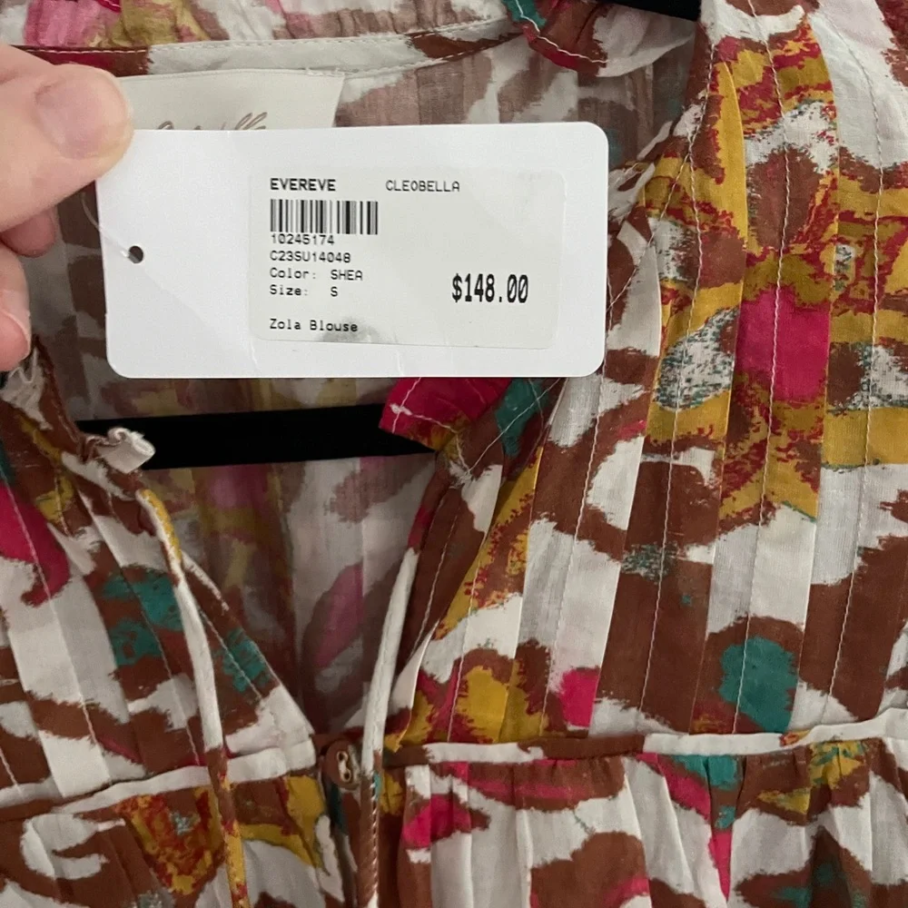 Cleobella Zola Blouse NWT Sz Small - Picture 5 of 6